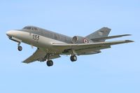 133 @ LFRJ - Dassault Falcon 10MER, Short approach rwy 26,  Landivisiau Naval Air Base (LFRJ) - by Yves-Q