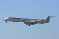 F-HMLE @ LFRB - Canadair Regional Jet CRJ-1000, On final rwy 07R, Brest-Bretagne airport (LFRB-BES) - by Yves-Q