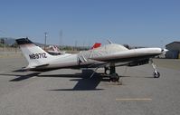N8971Z @ KRHV - A local 1962 Cessna 310G sitting in front of the San Jose State Aviation hangar at Reid Hillview. This airplane has been sitting here for a long time. - by Chris L.