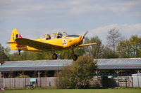 N58799 @ EHHO - 1943 Fairchild Cornell ( M-62A-3, c/n FV154 ) landend op Vliegveld Hoogeveen. - by Hans Dekker