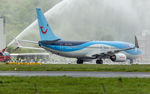 D-ATUC @ EDDR - welcome TUIfly at Saarbrücken - by Friedrich Becker