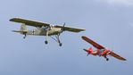 G-SVAS @ EGTH - 45. A re-enactment of 'the final dogfight' (12 April 1945) - at the Shuttleworth VE Day Commemorative Airshow, May 2015 - by Eric.Fishwick
