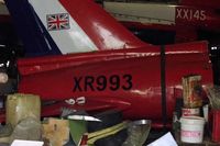 XR993 @ X3BR - I assume the rest of the Gnat is here as well. At Bruntingthorpe - by Guitarist