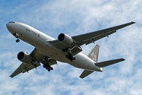 N76021 @ EGLL - Boeing 777-224ER [39776] (United Airlines) Home~G 15/07/2014. On approach 27R. - by Ray Barber
