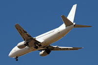 YU-ANJ @ EGLL - Boeing 737-3H9 [23714] (JAT Airways) Home~G 14/07/2014. On approach 27R.