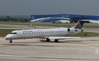 N512MJ @ KSAT - CL-600-2C10 - by Mark Pasqualino