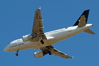 OO-SSC @ EGLL - Airbus A319-112 [1086] (Brussels Airlines) Home~G 16/07/2014. On approach 27R.