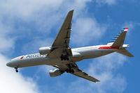N779AN @ EGLL - Boeing 777-223ER [29955] (American Airlines) Home~G 15/07/2014. On approach 27R. - by Ray Barber
