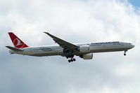VT-JEM @ EGLL - Boeing 777-35RER [35162] (Turkish Airlines) Home~G 15/07/2014. On approach 27L. - by Ray Barber