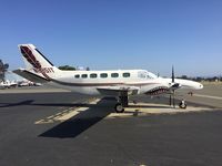 N6851T @ KRHV - A rare transient 1981 Cessna 441 Conquest II (Ward Leasing Company, DE) visiting Reid Hillview. - by Chris L.