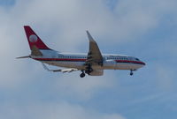 EI-IGU @ GCTS - EI-IGU  Meridiana  on approach to Tenerife South 27.4.15 - by GTF4J2M