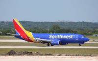 N647SW @ KSAT - Boeing 737-300