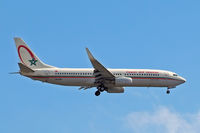 CN-ROK @ EGLL - Boeing 737-8B6 [33064] (Royal Air Maroc) Home~G 15/07/2014. On approach 27L.