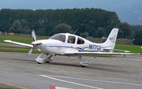 N677CD @ LSZL - parking on the private apron