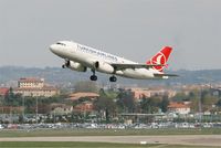 TC-JLT @ LFBO - Airbus A319-132, Take off rwy 32L, Toulouse Blagnac Airport (LFBO-TLS) - by Yves-Q