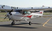 N54102 @ KRHV - My brother in this local 1981 Cessna 172P taxing back to 31R. - by Chris Leipelt