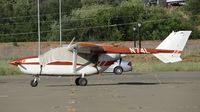 N74L @ KRHV - A transient 1977 Cessna 337G sitting at the south tie downs (long term parking) at Reid Hillview Airport. - by Chris Leipelt
