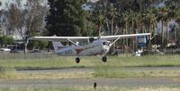 N54102 @ KRHV - A local 1981 Cessna 172P departing on runway 31R. - by Chris Leipelt
