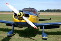 F-BTDN @ LFRU - Mudry CAP-10B, Static display, Morlaix-Ploujean airport (LFRU-MXN) air show in september 2014 - by Yves-Q