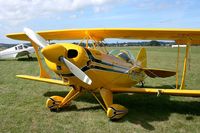 F-GKGZ @ LFRU - Pitts S-2A Special, Static display, Morlaix-Ploujean airport (LFRU-MXN) air show in september 2014 - by Yves-Q