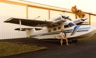 N37DF - At the hangar in Ft Lauderdale 1986 - by Bert Harris