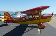 N924JW @ KRHV - A transient 2000 American Champion 8KCAB visiting Reid Hillview Airport, San Jose, CA. - by Chris Leipelt