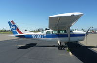 N3897Y @ KRHV - A local 1964 Cessna 210D at its usual parking spot at Reid Hillview, San Jose, CA. - by Chris Leipelt
