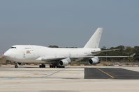 ER-BAM @ LMML - B747-400 ER-BAM Aerotrans - by Raymond Zammit