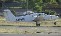 N2967D @ KRHV - A local 1979 Piper Seminole landing on runway 31L at Reid Hillview Airport, San Jose, CA. - by Chris Leipelt