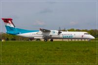 LX-LGH @ ELLX - DHC-8-402Q Dash 8 - by Jerzy Maciaszek