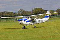 G-ATWJ @ EGKH - Resident Skyhawk, previously EI-ANS, seen shortly after landing. - by Derek Flewin