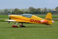 G-EEEK @ EGCV - G-EEEK  at Sleap 9.5.15  in new DHL scheme - by GTF4J2M