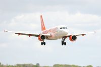 G-EZET @ LFRB - Airbus A319-111, On final rwy 07R, Brest-Bretagne airport (LFRB-BES) - by Yves-Q