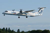 G-FLBB @ LFRB - De Havilland Canada DHC-8-402Q Dash 8, On final rwy 25L, Brest-Bretagne Airport (LFRB-BES) - by Yves-Q