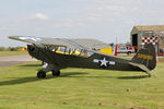 N46779 @ EGBR - Piper J3C-65 at The Real Aeroplane Club's Auster Fly-In, Breighton Airfield, May 4th 2015. - by Malcolm Clarke