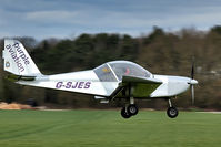 G-SJES @ EGBR - Arrival