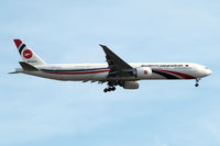 S2-AHM @ EGLL - S2-AHM   Boeing 777-3E9ER [40120] (Bangladesh Biman Airlines) Home~G 10/05/2015. On approach 27L. - by Ray Barber