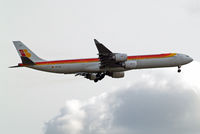EC-IZX @ EGLL - Airbus A340-642 [601] (Iberia) Home~G 07/05/2015. On approach 27L. - by Ray Barber
