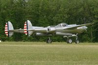 N25Y @ LFFQ - Lockheed P-38L Lightning (N25Y) , La Ferté-Alais Airfield (LFFQ) Air Show 2012 - by Yves-Q