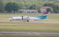 LX-LGE @ EDDF - DHC-8-402 - by Mark Pasqualino