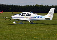 N54105 @ EGLM - Cirrus SR22 at White Waltham. - by moxy