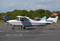 N210AD @ EGTB - Cessna 210G at Wycombe Air Park. - by moxy
