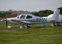 N150ZZ @ EGLD - Cirrus SR22 at Denham. - by moxy