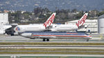 N583AA @ KLAX - Taxiing to gate at LAX - by Todd Royer