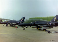 XX321 @ EGQS - On the ramp at RAF Lossiemouth (EGQS) during a TLT (Tactical Leaders Training Course) whilst serving with 19 R Sqn RAF, pictured with fellow Sqn aircraft XX324 - by Clive Pattle