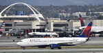 N802DN @ KLAX - Taxiing to gate at LAX - by Todd Royer