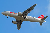 HB-IJE @ EGLL - Airbus A320-214 [0559] (Swiss International Air Lines) Home~G 07/05/2015. On approach 27R. - by Ray Barber
