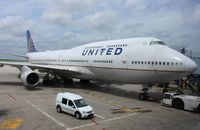 N117UA @ KORD - Boeing 747-400 - by Mark Pasqualino