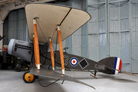 E2581 @ EGSU - Displayed at IWM Duxford. E2581 was issued to No. 39 Home Defence Sqn. at North Weald, Essex in September 1918. - by Arjun Sarup