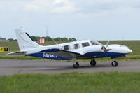 N424XC @ EGSH - Departing from Norwich. - by Graham Reeve